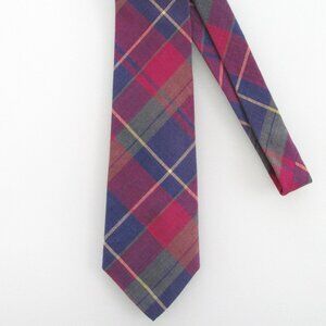 Rooster Vintage Men's Cotton Plaid Tie